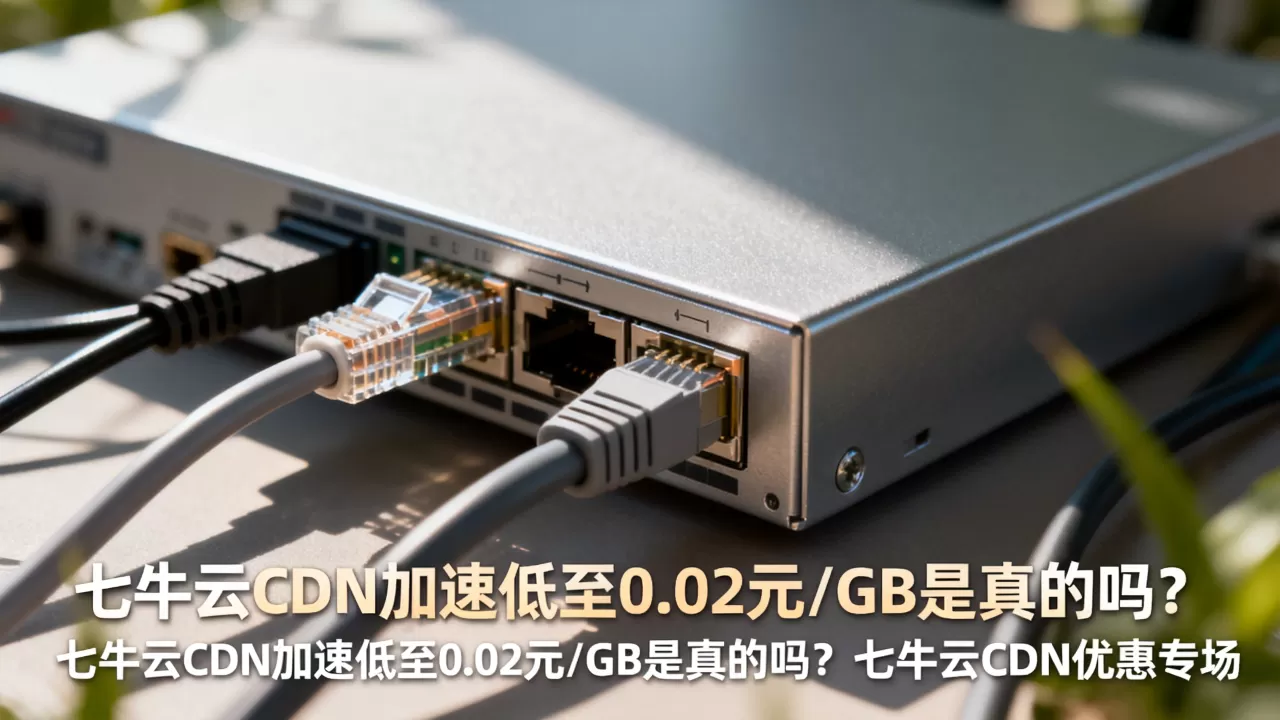 七牛云CDN加速低至0.02元/GB是真的吗？七牛云CDN优惠专场