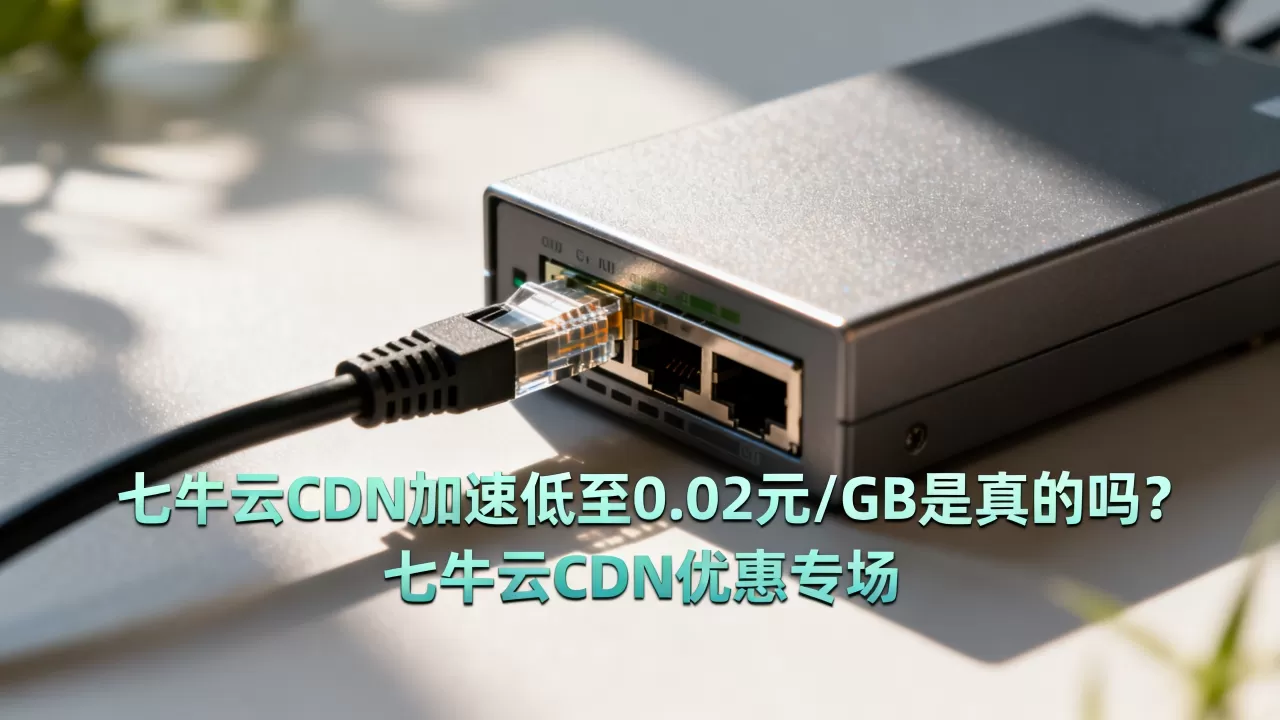 七牛云CDN加速低至0.02元/GB是真的吗？七牛云CDN优惠专场
