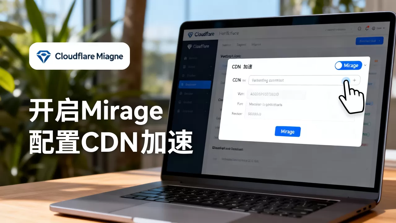 Cloudflare Mirage怎么开启？网站CDN加速配置教程