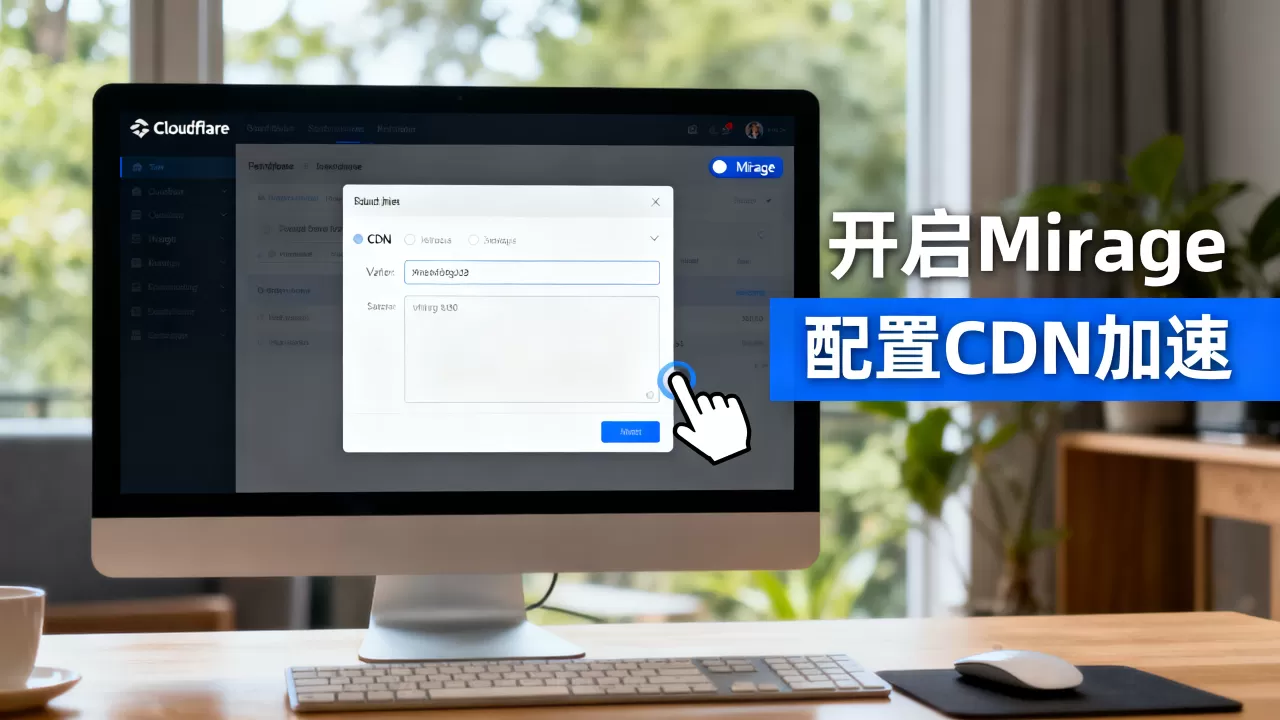 Cloudflare Mirage怎么开启？网站CDN加速配置教程