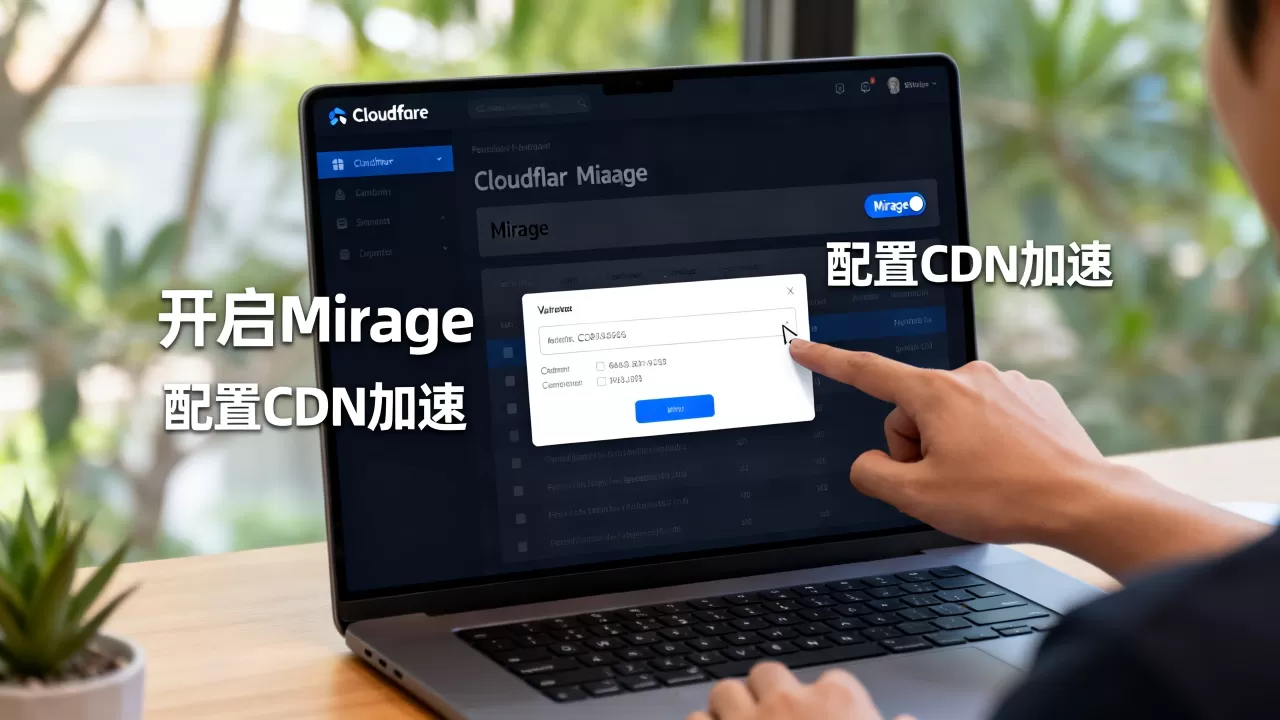 Cloudflare Mirage怎么开启？网站CDN加速配置教程