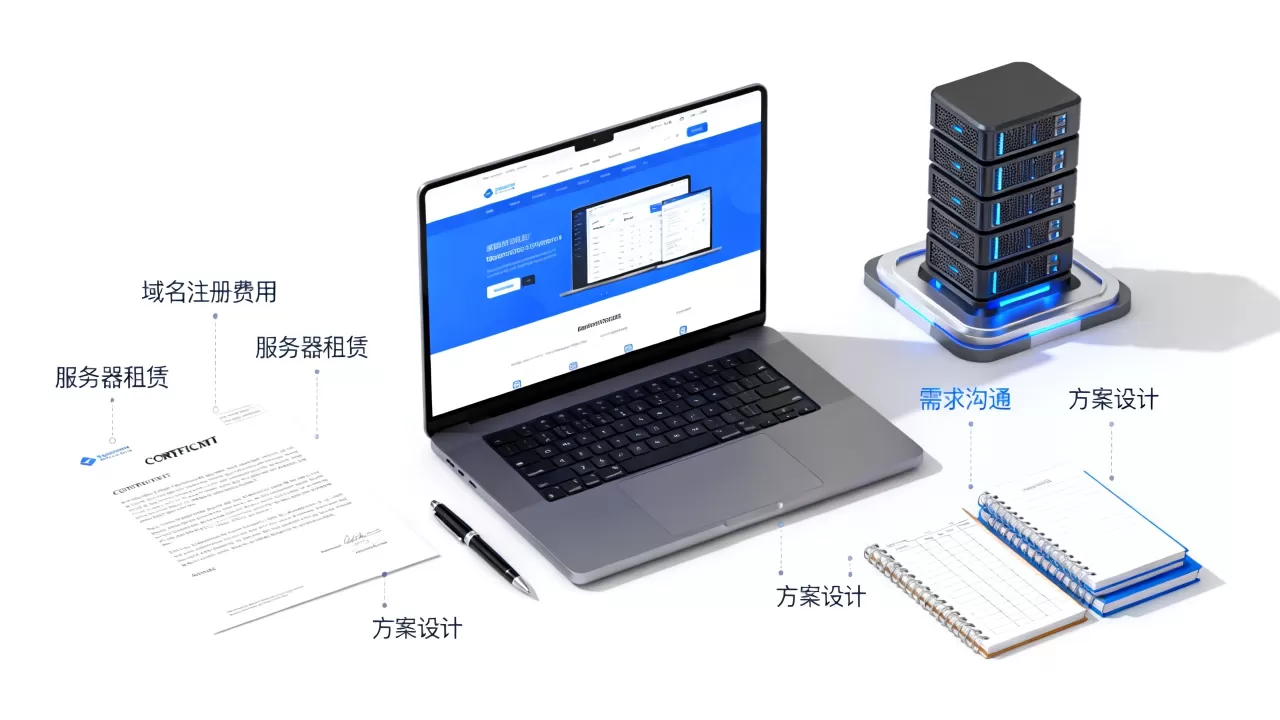 公司设计个网站要多少钱？企业建站费用及流程详解