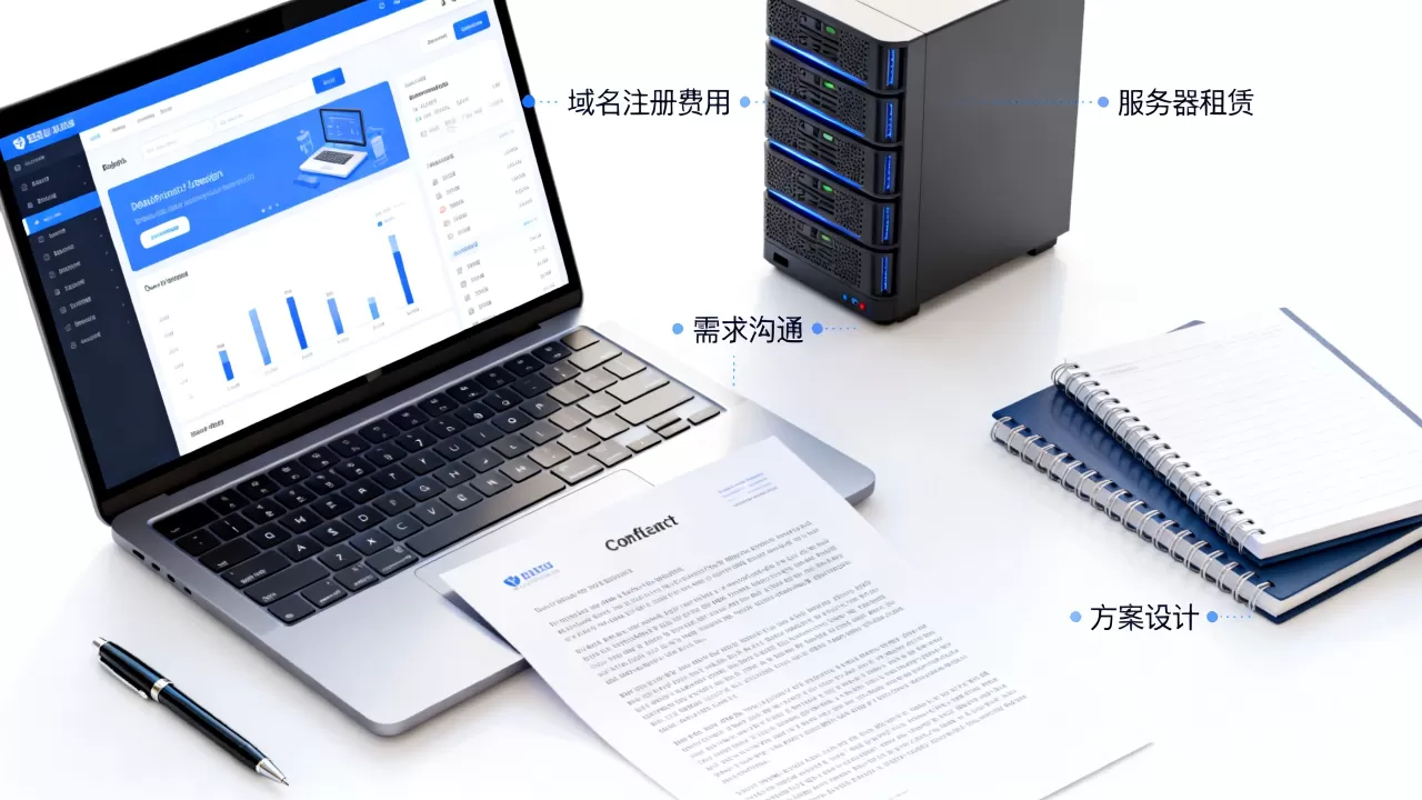 公司设计个网站要多少钱？企业建站费用及流程详解