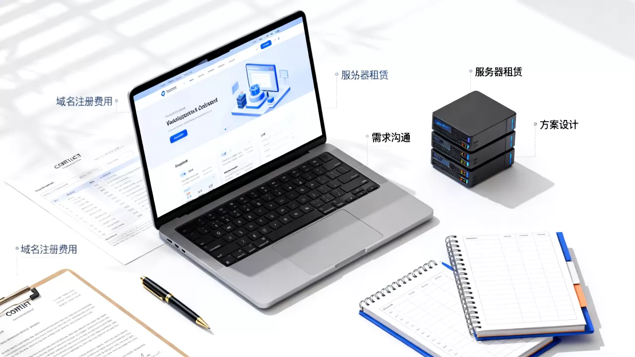 公司设计个网站要多少钱？企业建站费用及流程详解
