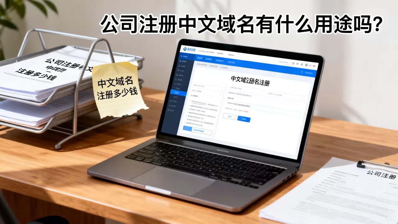 公司注册中文域名有什么用途吗？中文域名注册多少钱