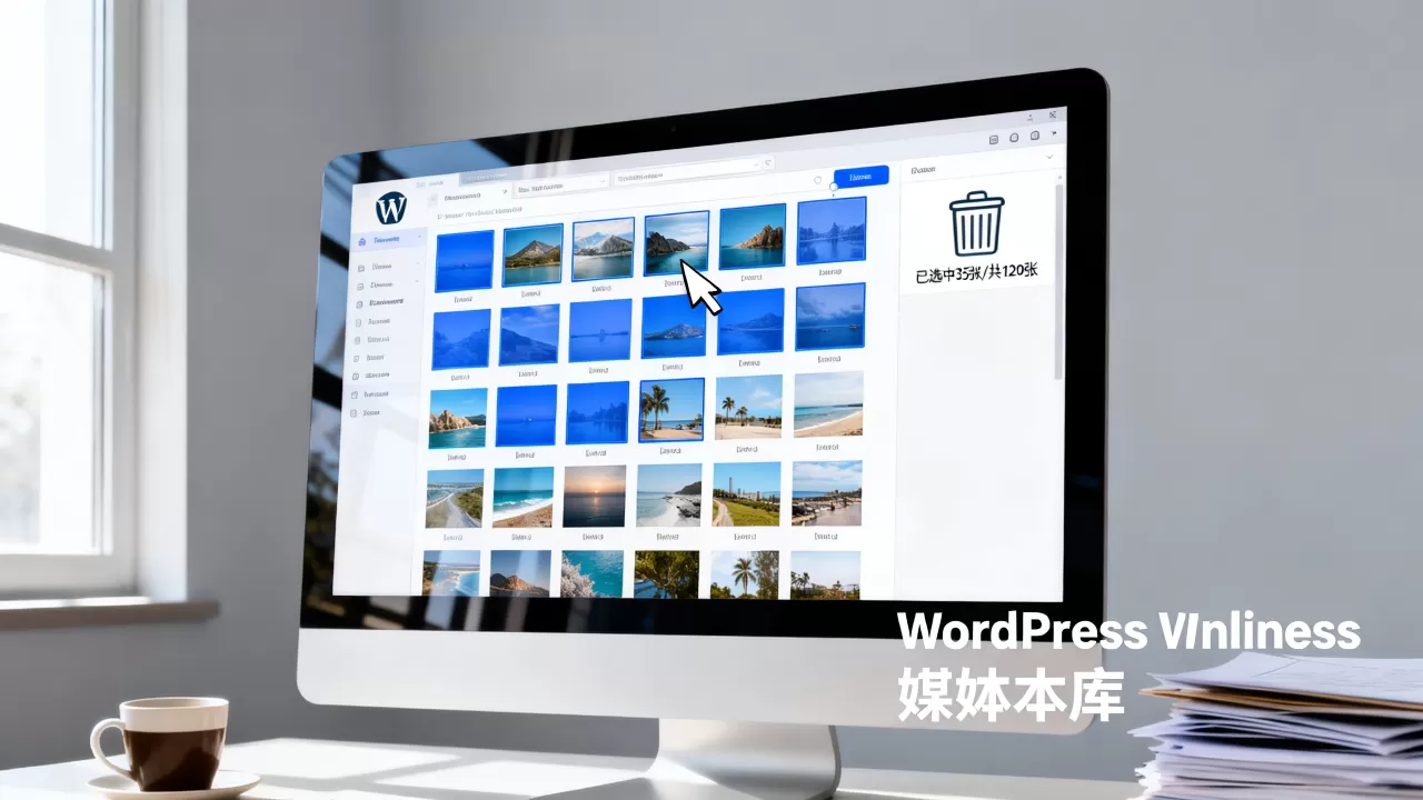 WordPress媒体库怎么清理？如何批量删除无用图片