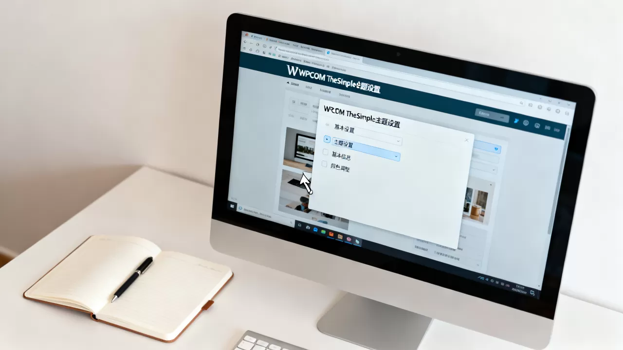WPCOM TheSimple主题怎么设置？WordPress主题设置教程