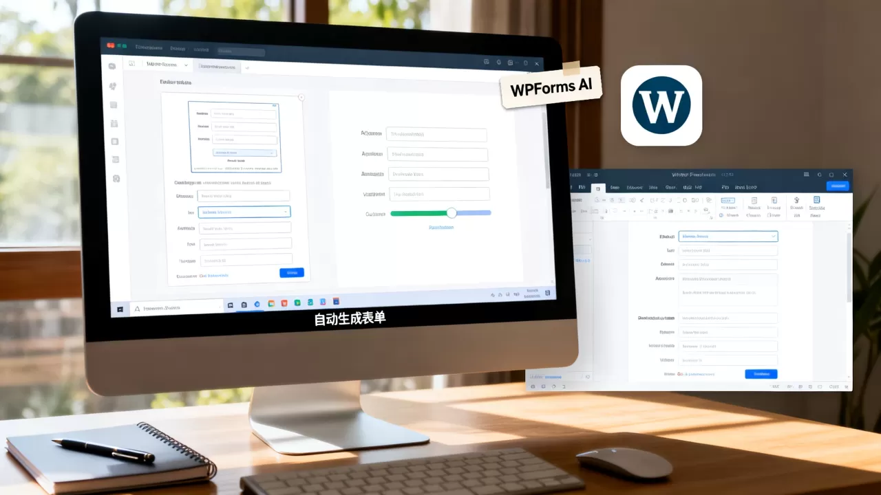 WPForms AI如何自动生成表单？WordPress表单插件推荐