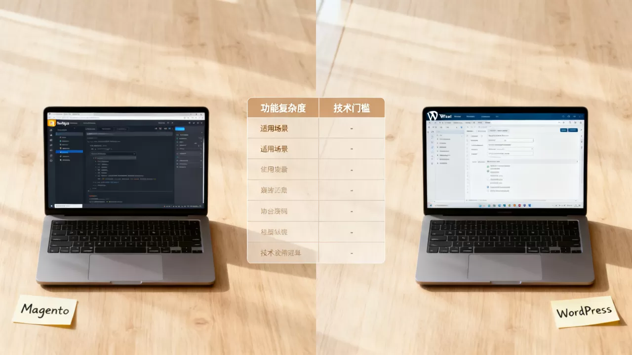 Magento和WordPress怎么选？哪个更适合建站