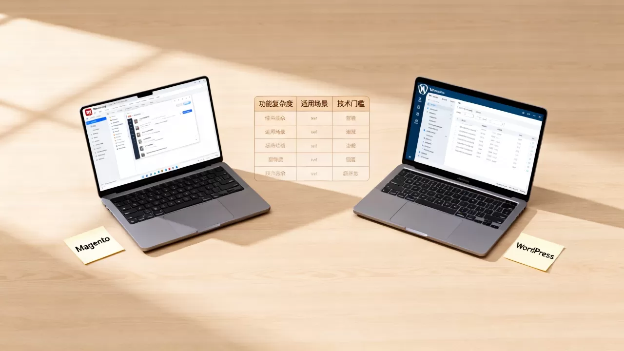 Magento和WordPress怎么选？哪个更适合建站
