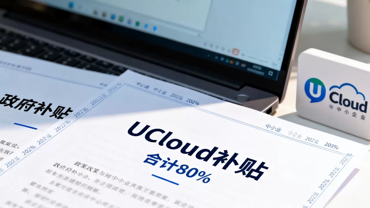 上海中小企业补贴怎么领？政府+UCloud合计补贴80%