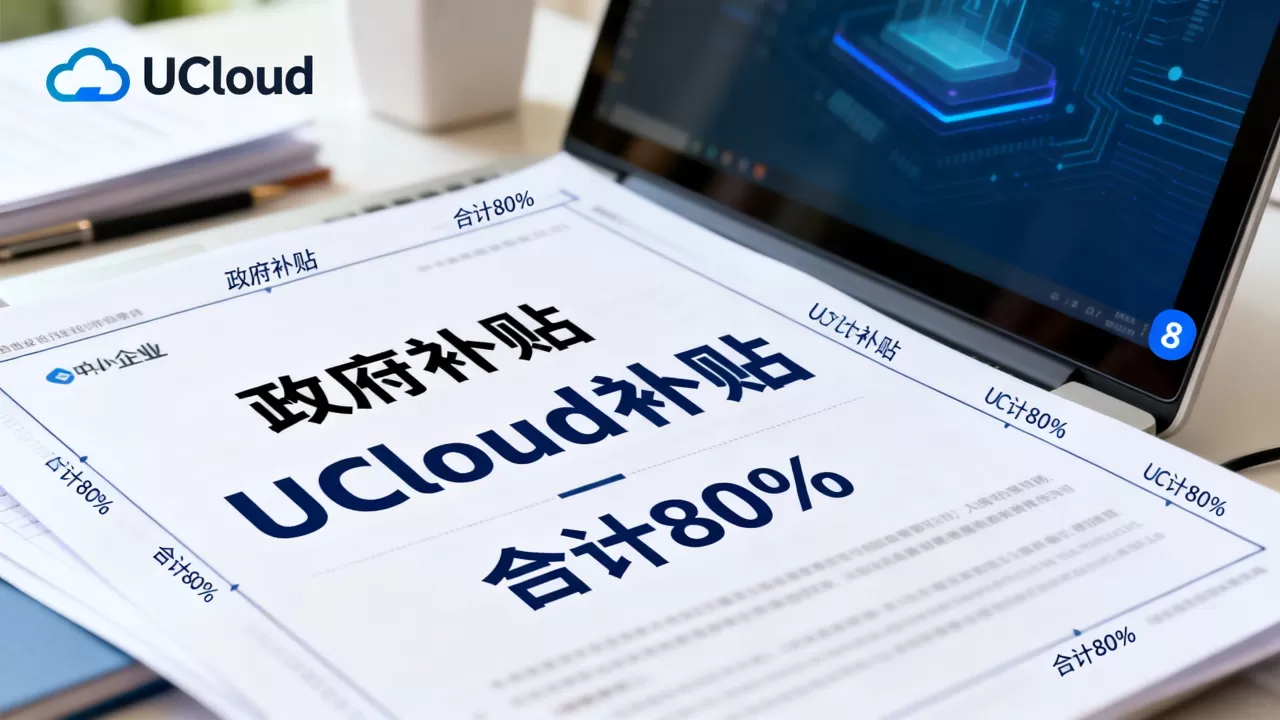 上海中小企业补贴怎么领？政府+UCloud合计补贴80%