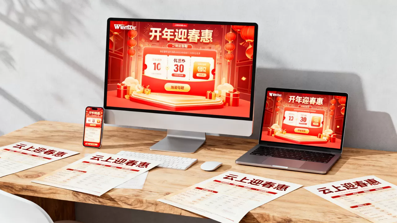 西部数码开年优惠怎么领？云上迎春惠优惠券无限领