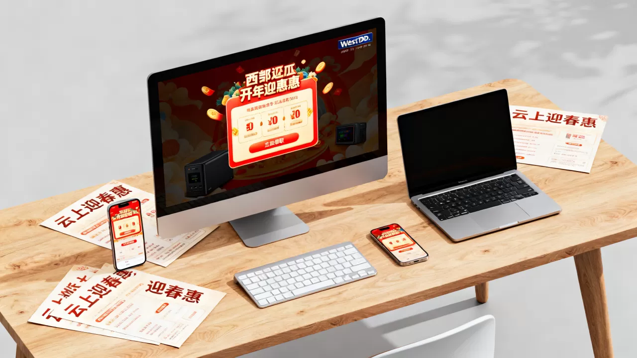 西部数码开年优惠怎么领？云上迎春惠优惠券无限领