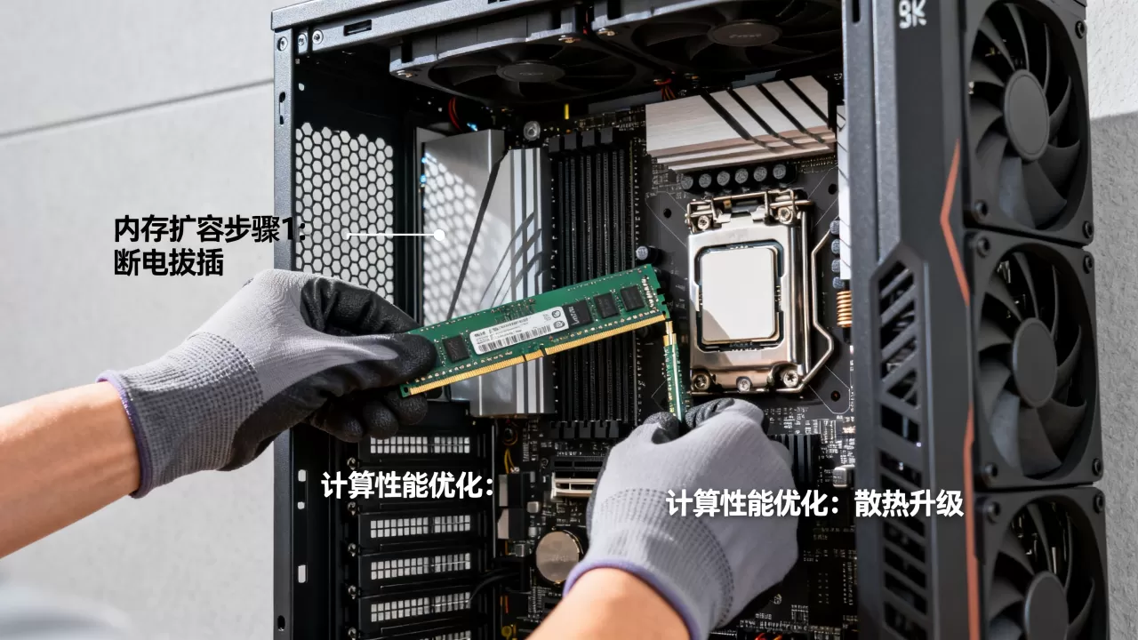 GPU服务器内存扩容怎么操作？如何提升计算性能