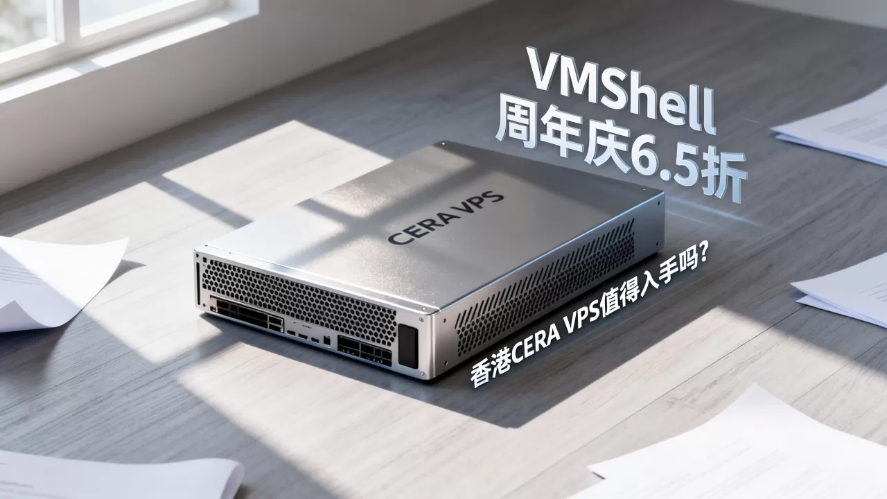 VmShell周年庆6.5折香港CERA VPS值得入手吗？VmShell香港VPS测评