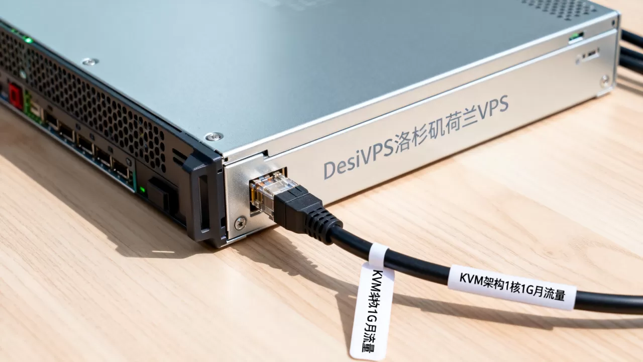 DesiVPS洛杉矶荷兰VPS值得买吗，KVM架构1核1G月流量