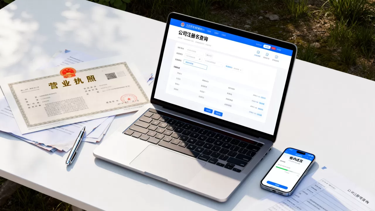 公司注册名称怎么查？2026年最新免费查询入口