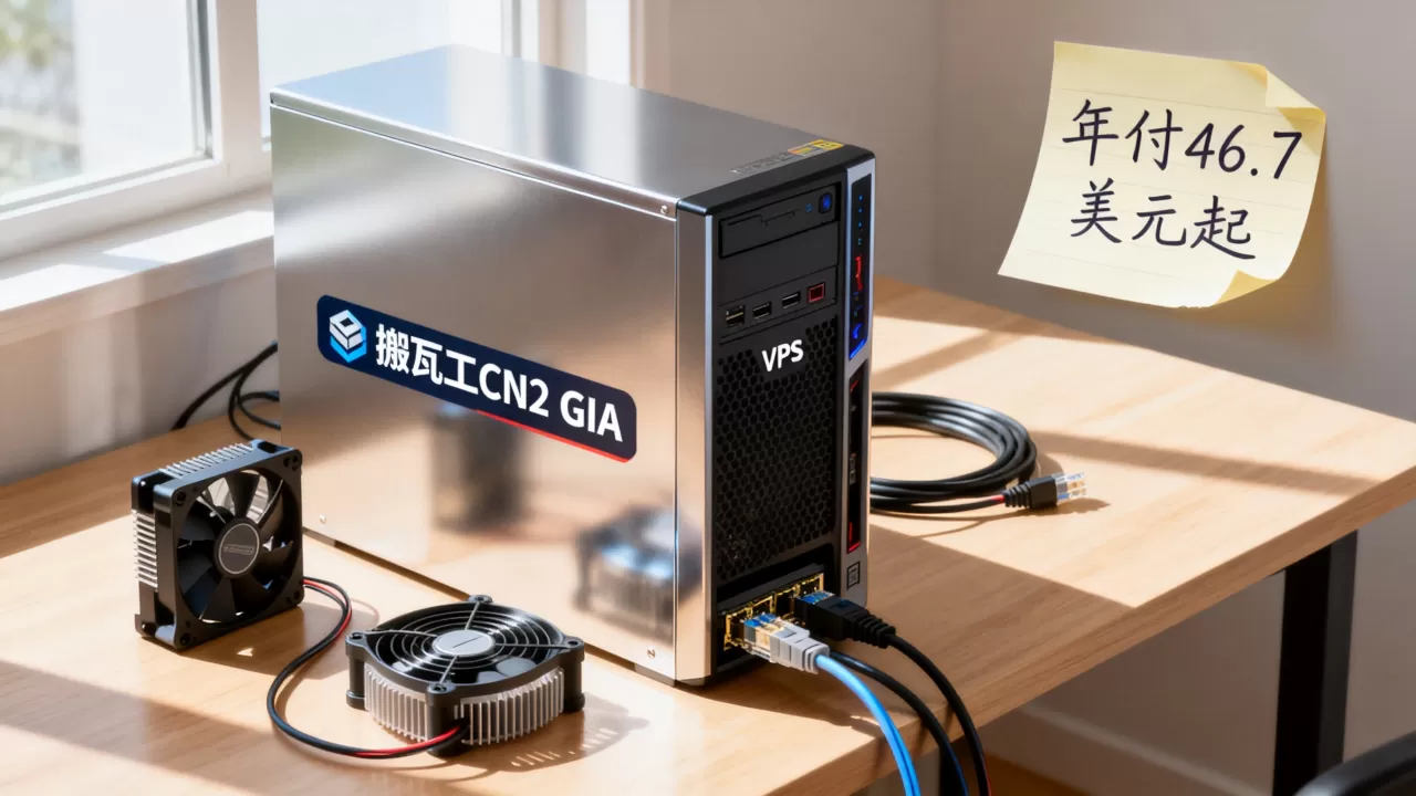 搬瓦工CN2 GIA线路VPS年付46.7美元起值得买吗，搬瓦工CN2 GIA线路VPS评测