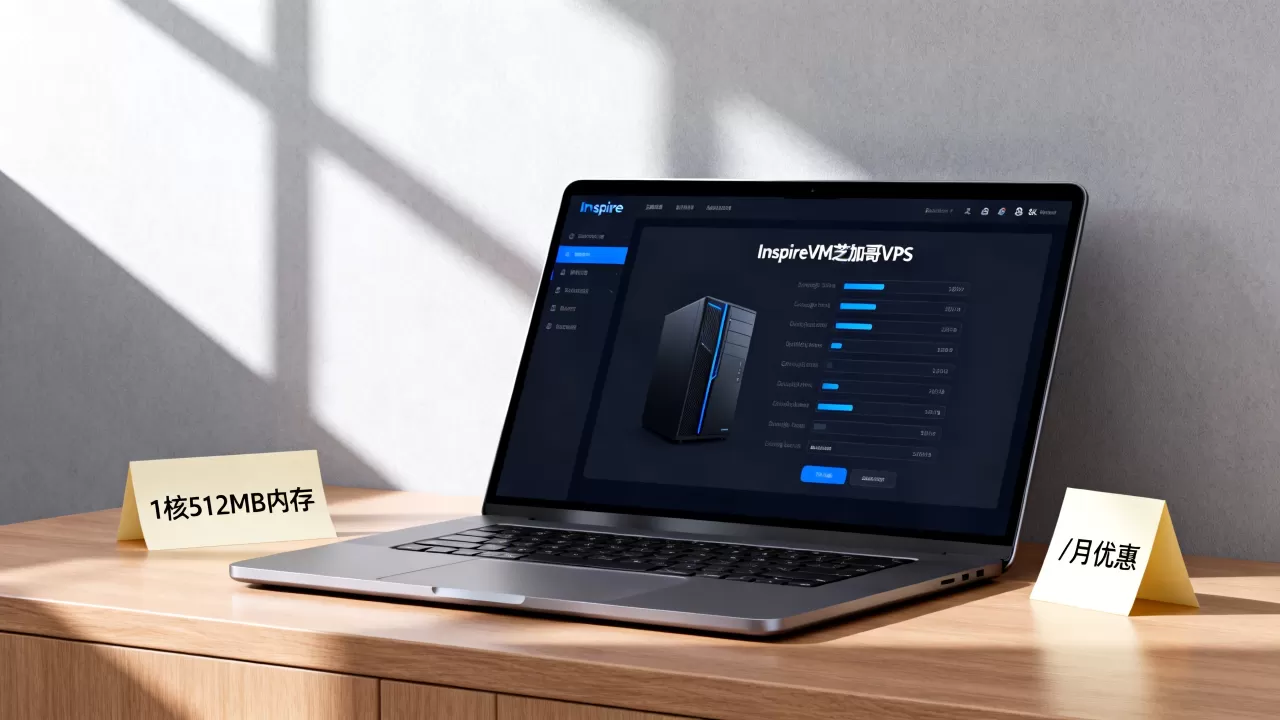 InspireVM芝加哥VPS怎么买？1核512MB内存/月优惠