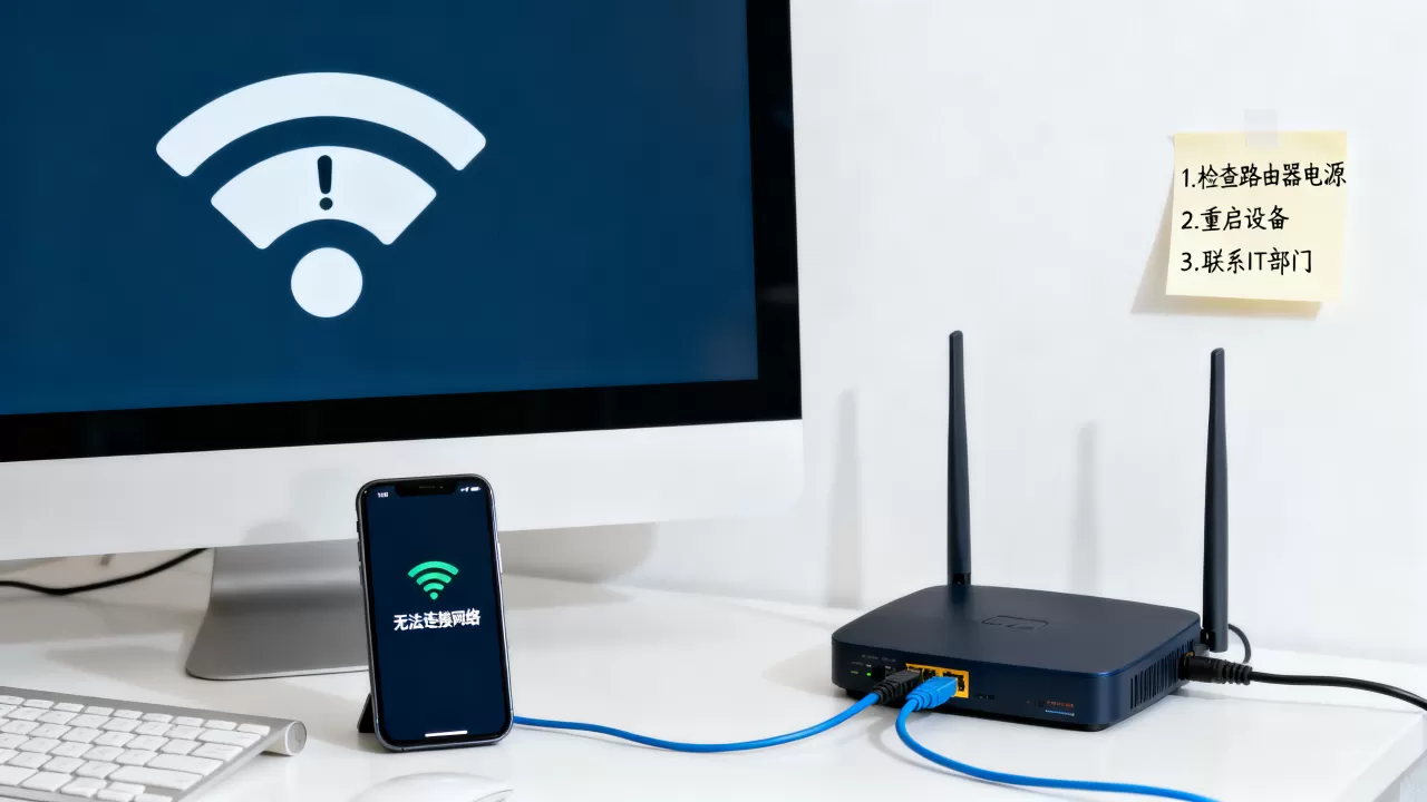 公司网络出现感叹号怎么办？WiFi显示感叹号无法上网