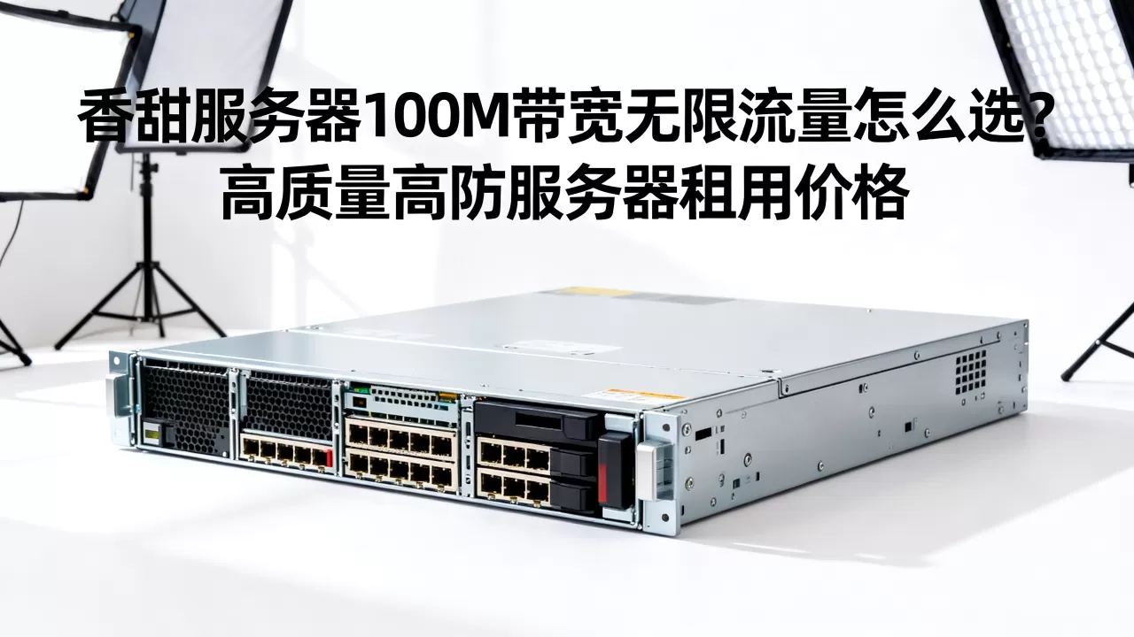 香港独立服务器100M带宽无限流量怎么选？香港高防服务器租用价格