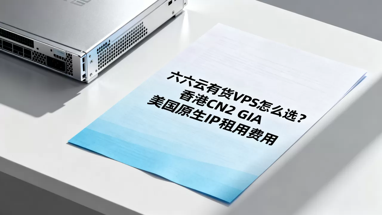 六六云有货VPS怎么选？香港CN2 GIA美国原生IP租用费用