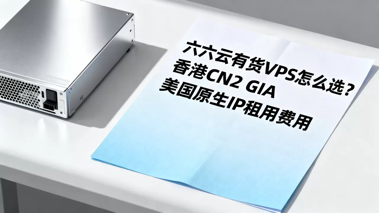 六六云有货VPS怎么选？香港CN2 GIA美国原生IP租用费用