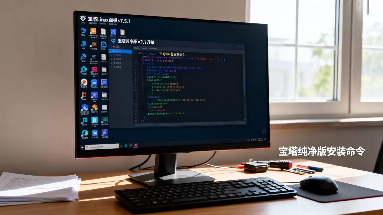 宝塔Linux面板v7.5.1怎么升级纯净版？宝塔纯净版安装命令