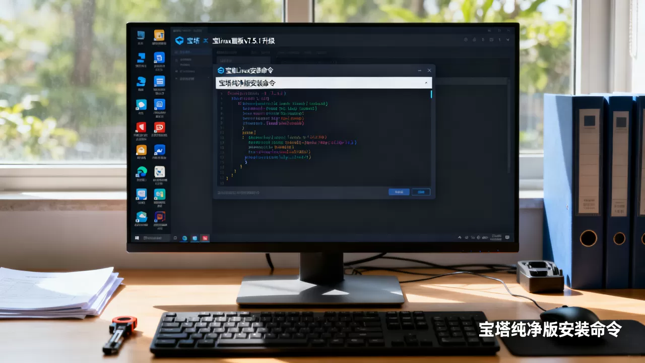 宝塔Linux面板v7.5.1怎么升级纯净版？宝塔纯净版安装命令