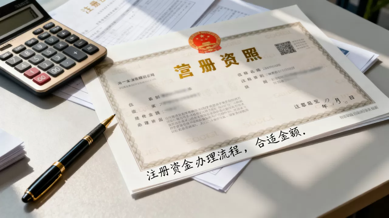 公司注册资金怎么办理？注册资金多少合适