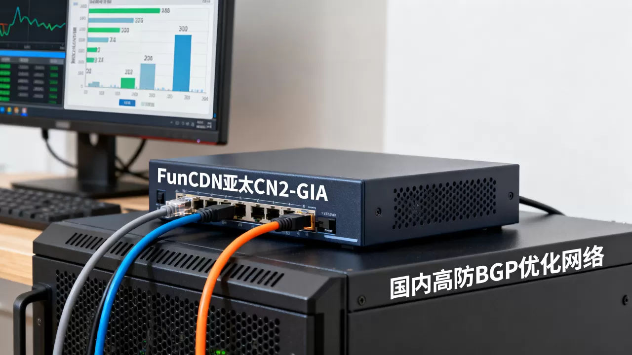 FunCDN亚太CN2-GIA网络好用吗？国内高防BGP优化网络推荐