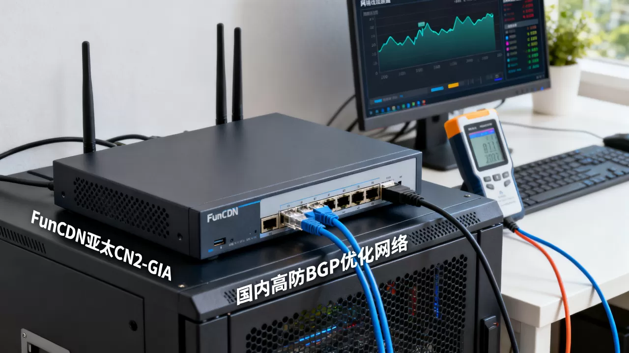 FunCDN亚太CN2-GIA网络好用吗？国内高防BGP优化网络推荐