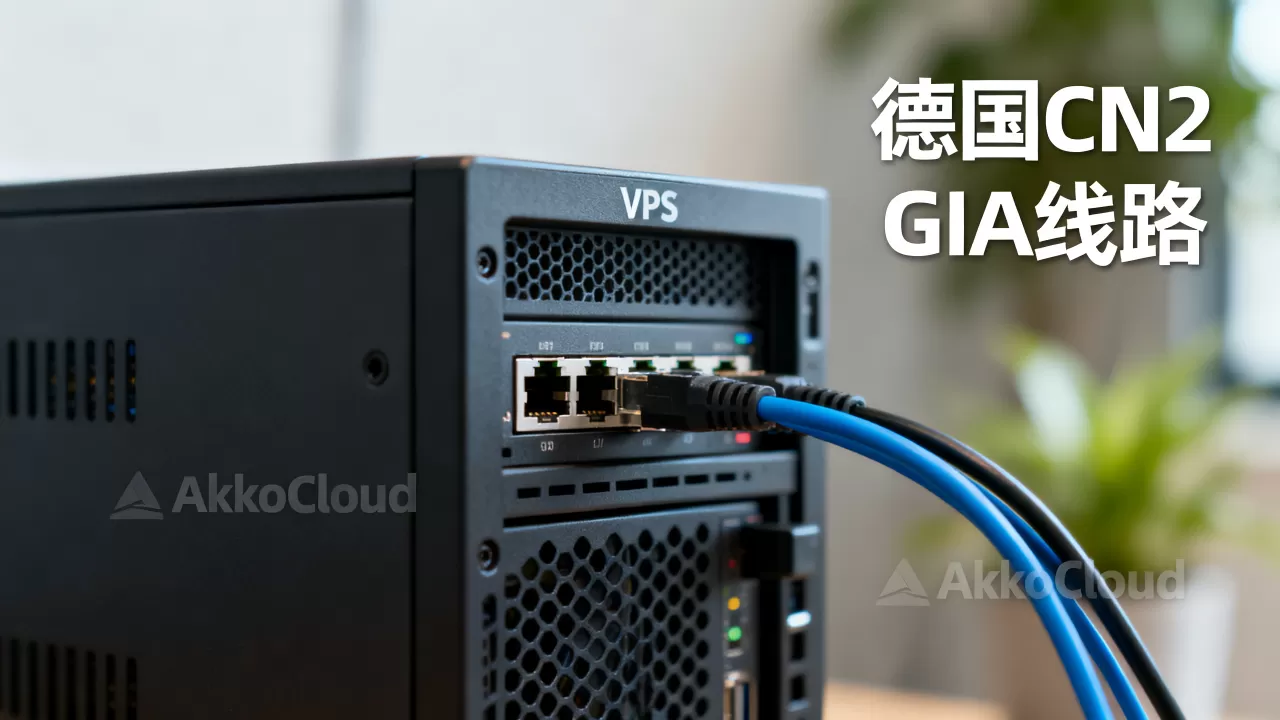 AkkoCloud德国VPS好用吗？德国CN2 GIA线路VPS推荐