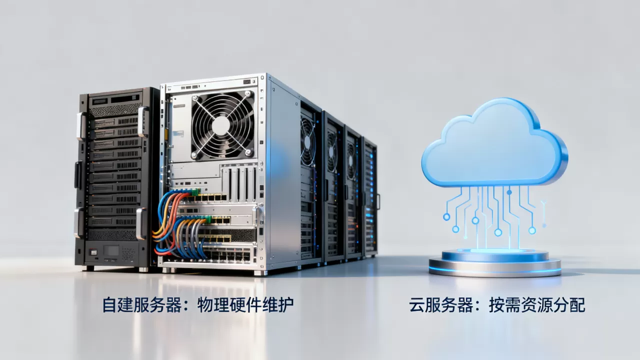 公司买服务器好还是云服务器好，自建服务器与云服务器的区别