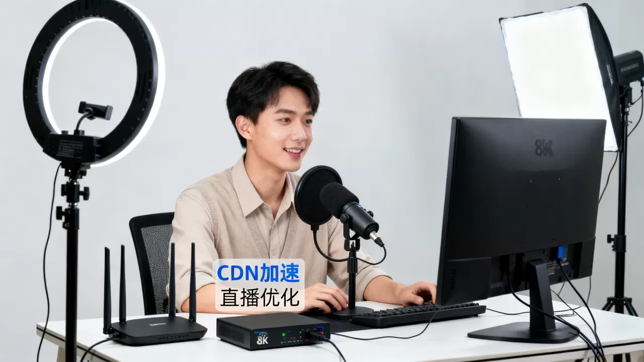 cdn加速主播卡顿怎么办？主播直播cdn加速方案