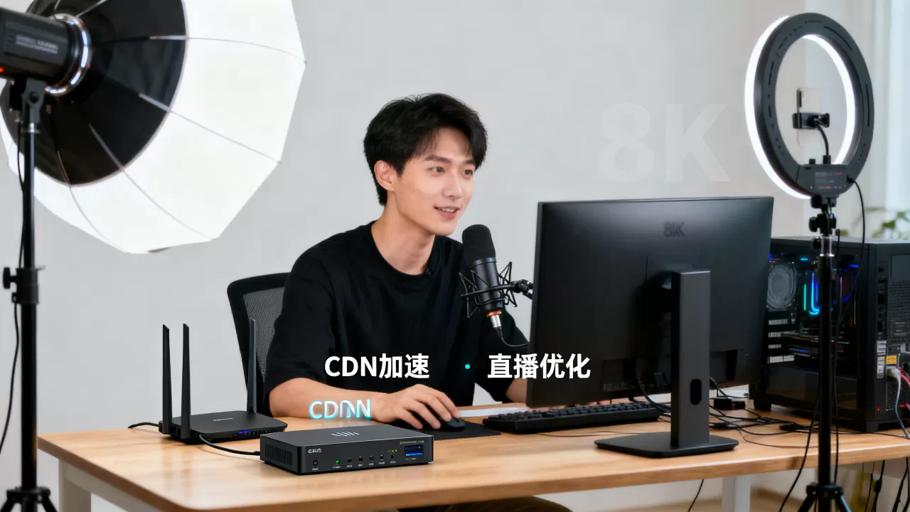 cdn加速主播卡顿怎么办？主播直播cdn加速方案