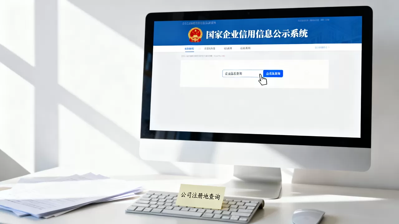 公司注册地怎么查？全国企业信用信息公示系统查询入口