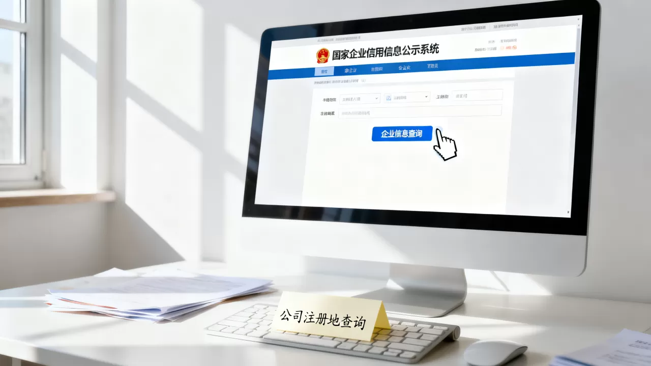 公司注册地怎么查？全国企业信用信息公示系统查询入口