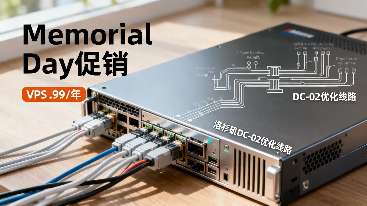 Memorial Day促销VPS低至.99/年值得买吗，洛杉矶DC-02优化线路评测