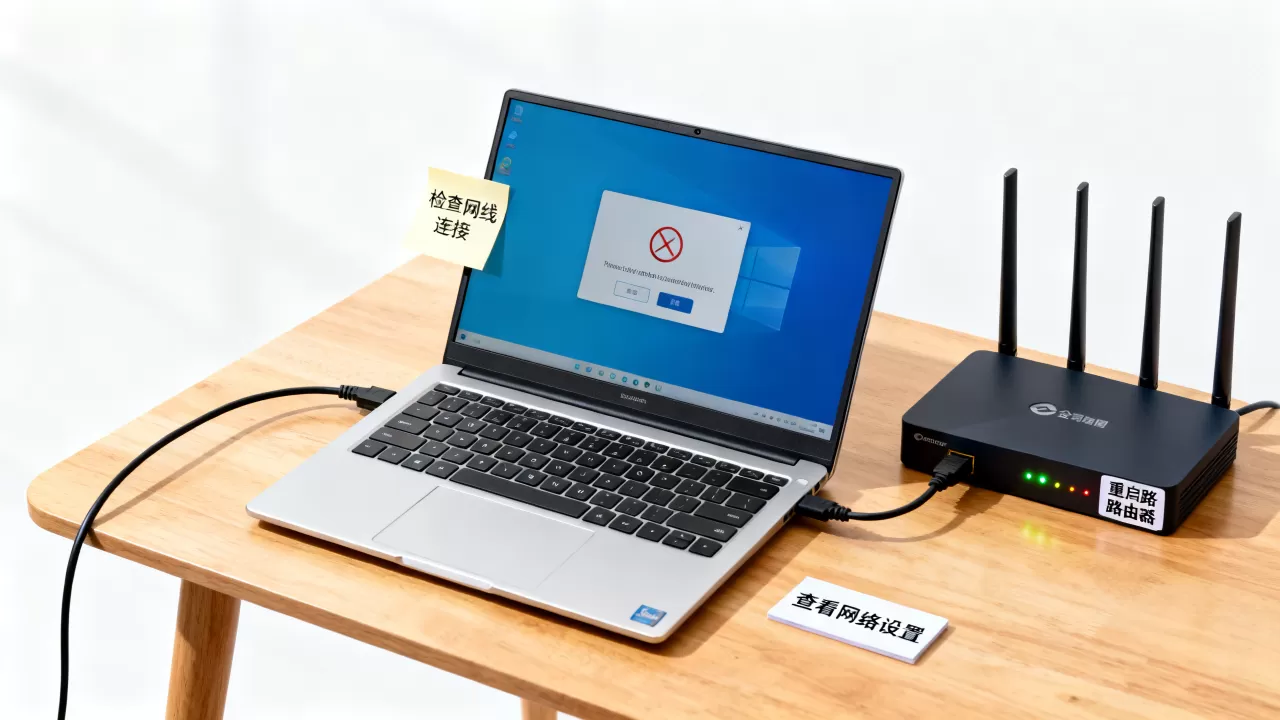 公司电脑连不上公司网络怎么办？电脑连接公司网络慢怎么解决
