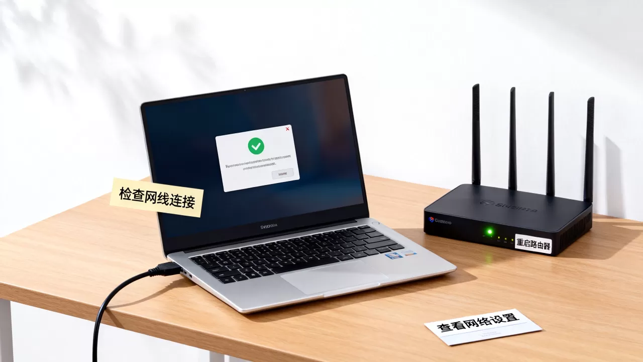 公司电脑连不上公司网络怎么办？电脑连接公司网络慢怎么解决