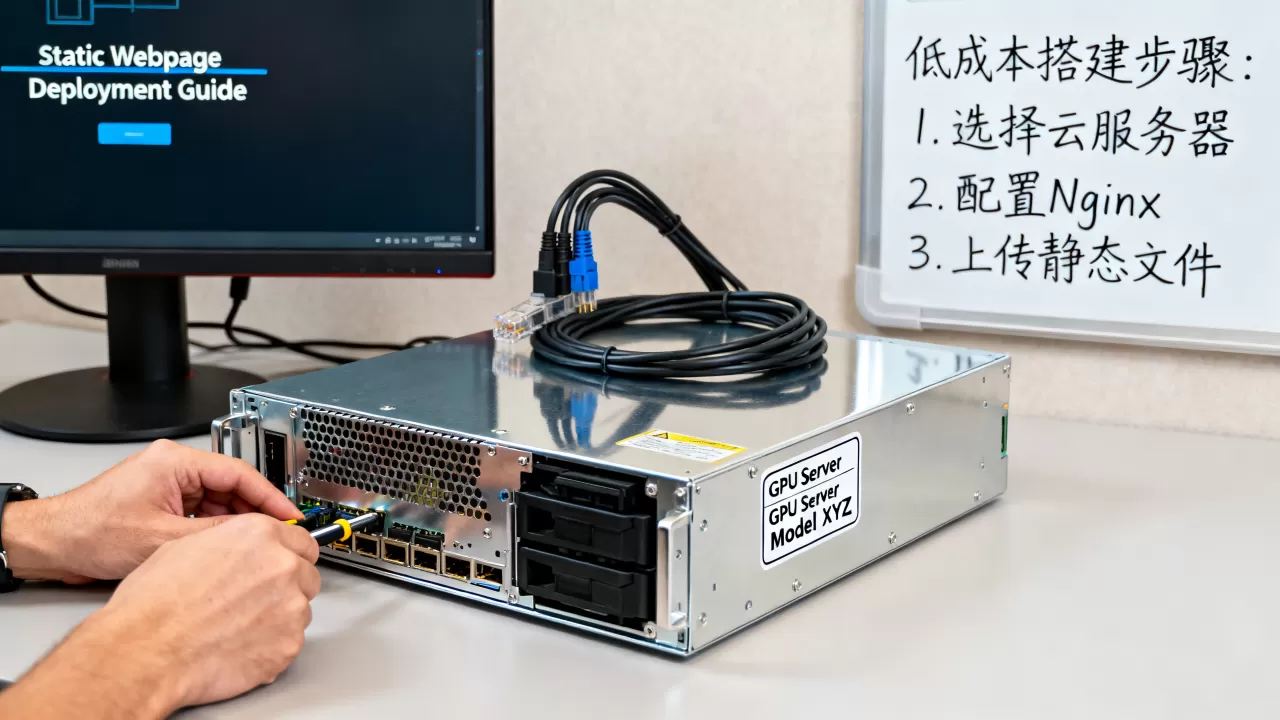 GPU服务器部署静态网页难吗？如何低成本搭建