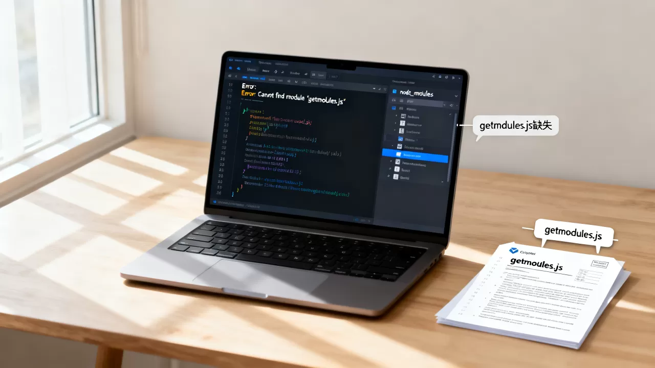 getmodules.js报错怎么办？getmodules.js文件缺失怎么修复