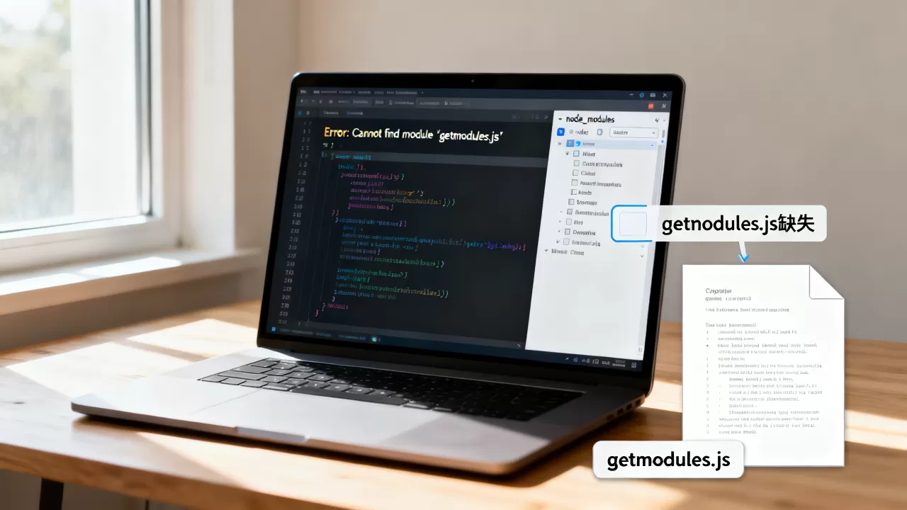 getmodules.js报错怎么办？getmodules.js文件缺失怎么修复