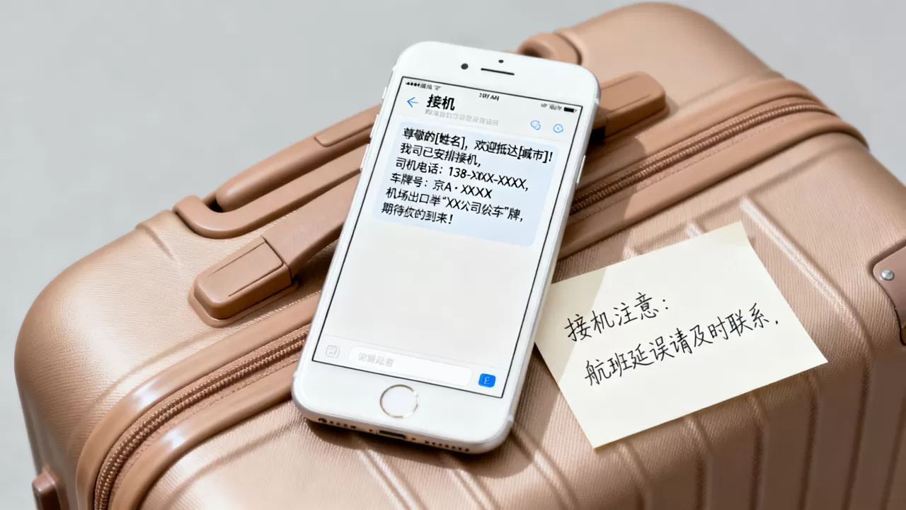 公司接机短信怎么写？接机短信模板及注意事项