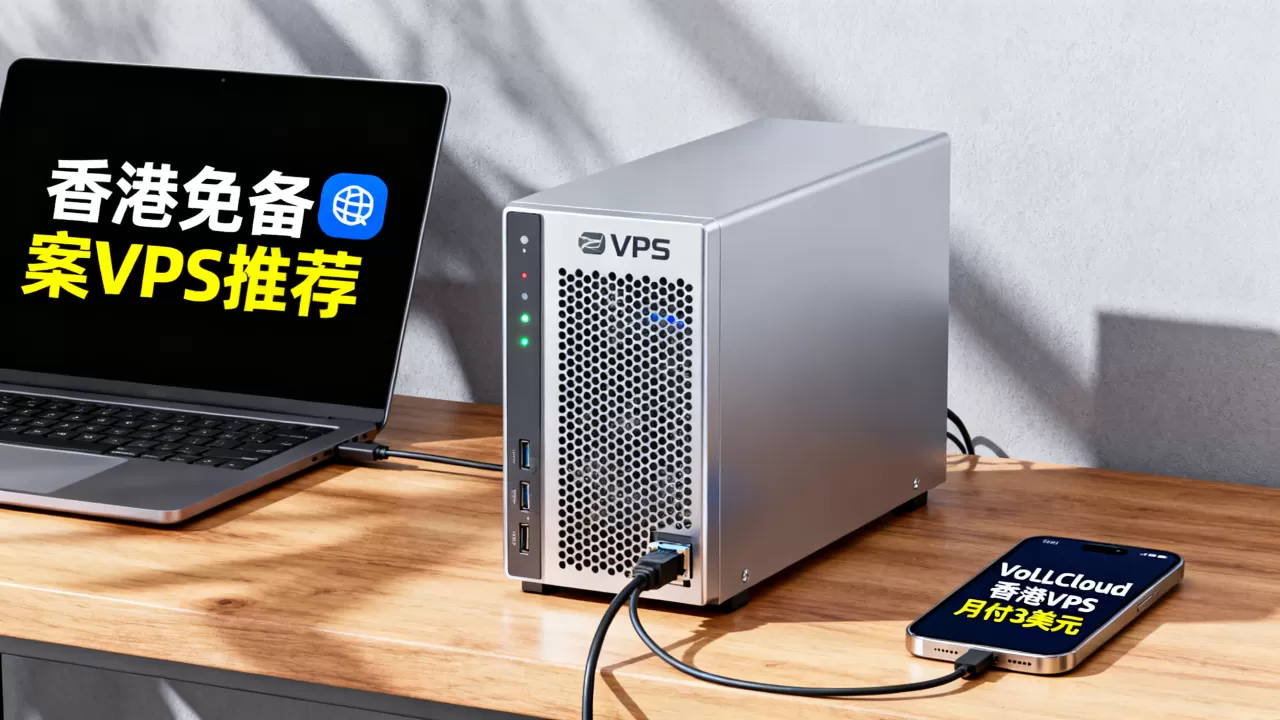 VoLLCloud香港VPS月付3美元好用吗？香港免备案VPS推荐