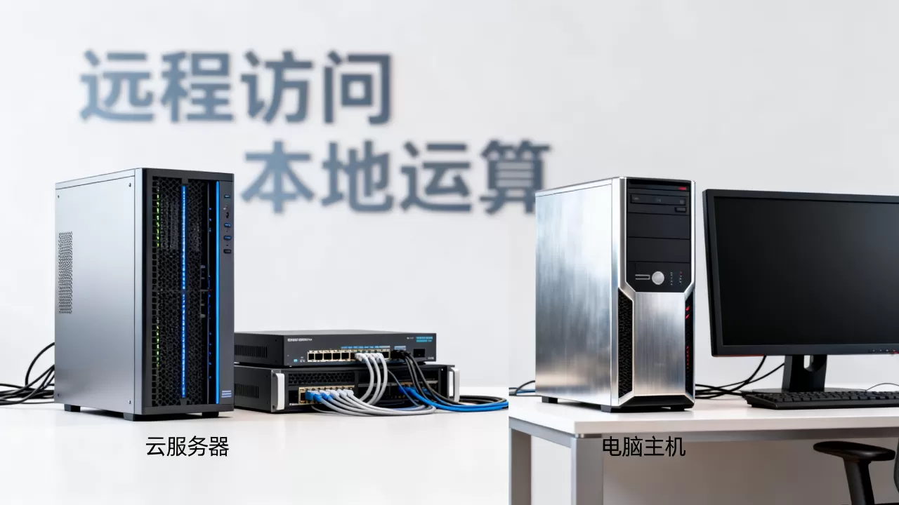 公司没电脑主机能用云服务器吗？云服务器和电脑主机区别