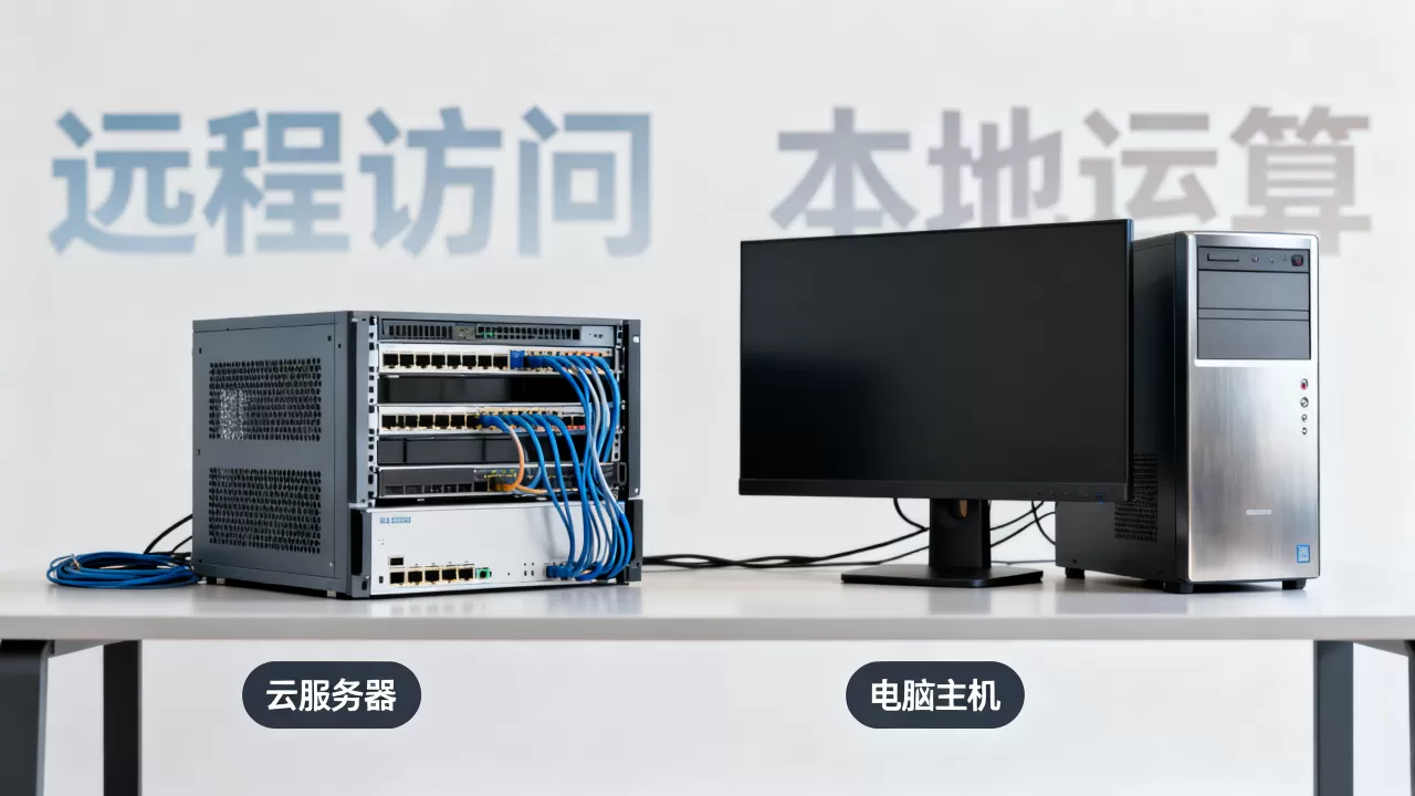 公司没电脑主机能用云服务器吗？云服务器和电脑主机区别