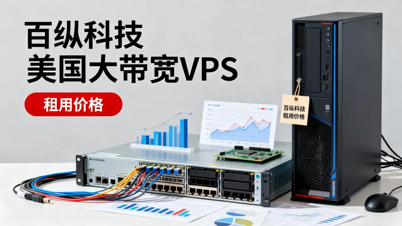百纵科技美国大带宽VPS服务器好用吗？美国VPS服务器租用价格